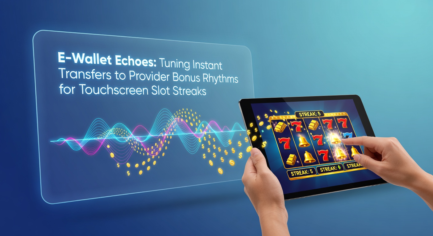 Grafik zeigt E-Wallet-Überweisungen synchronisiert mit Slot-Bonus-Aktivierungen auf mobilen Touchscreens
