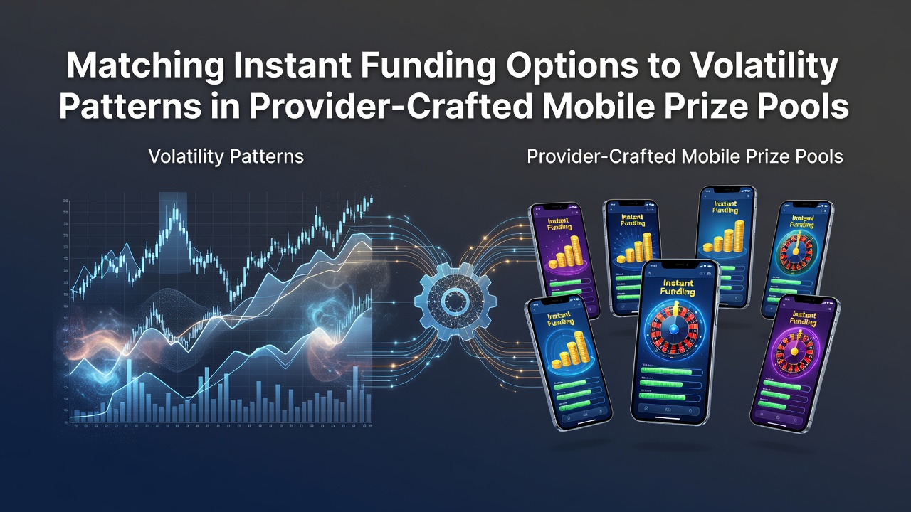Illustration der Synchronisation von Funding-Optionen und Volatilitätsmustern in provider-generierten mobilen Preis-Pools