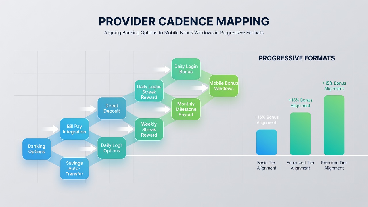 Darstellung der technischen Integration von Cadence-Mapping in mobilen progressiven Slot-Formaten